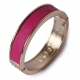 Evelyn leather armband pink