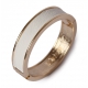 Evelyn leather bracelet white