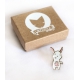 Zombie Bunny Pin