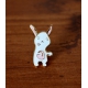 Zombie Bunny Pin