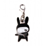 Ninja Bunny Zipper Pull