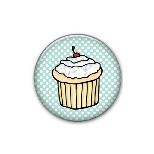 Button Cupcake - CryWolf