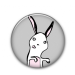 Mini Button Zombie Bunny