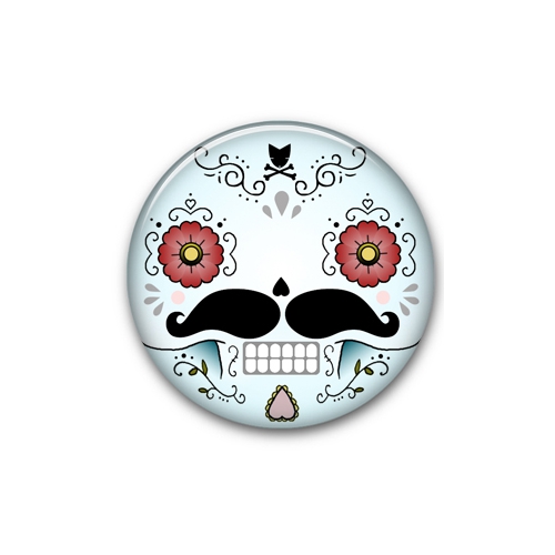 Pocket Mirror Calavera